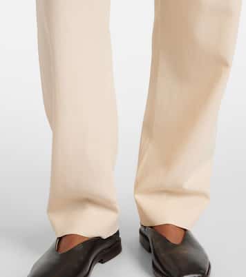 Wool-blend gabardine tapered pants | Lemaire