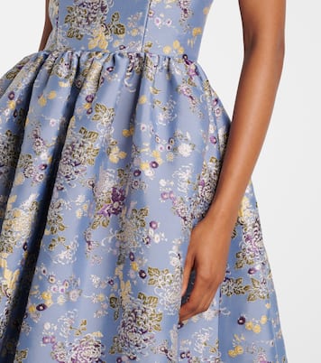 Abito lungo in jacquard floreale | Markarian