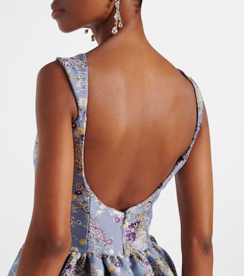 Abito lungo in jacquard floreale | Markarian