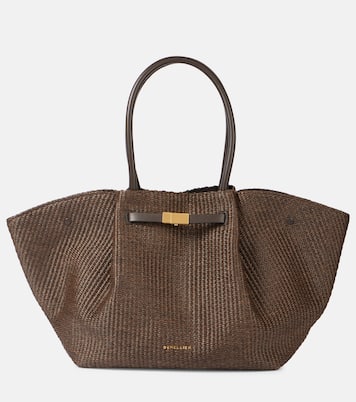 Sac New York en raphia et cuir | DeMellier