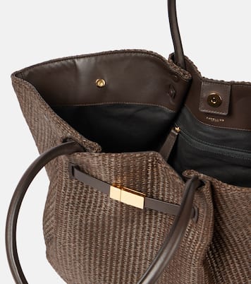 Sac New York en raphia et cuir | DeMellier