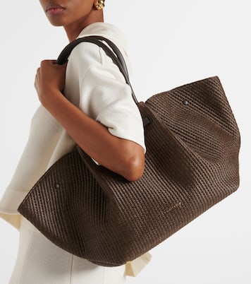 Sac New York en raphia et cuir | DeMellier
