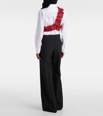 Ruffled top | Noir Kei Ninomiya