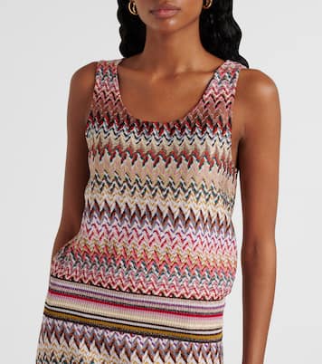 Zigzag lamé top | Missoni
