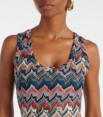 Top aus Lamé | Missoni