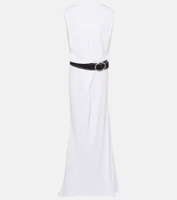 Belted draped jersey maxi dress | Christopher Esber