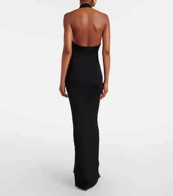 Ribbed-knit halterneck maxi dress | Nili Lotan