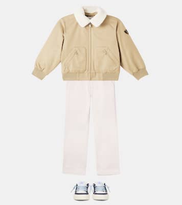 John faux shearling-trimmed jacket | Bonpoint
