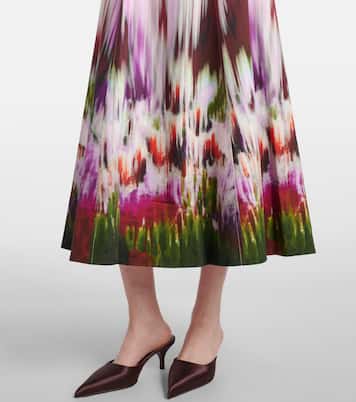 Magnolia cotton and rayon-blend midi dress | Simkhai