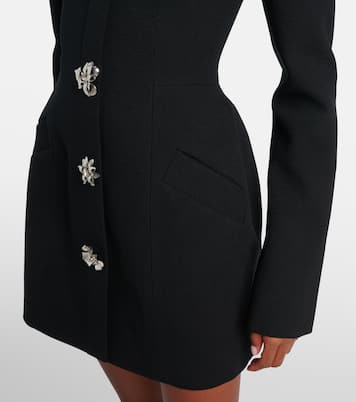 Embellished crêpe minidress | Blumarine