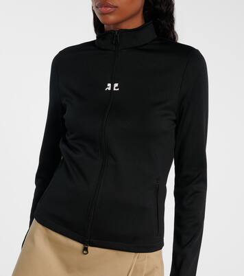 Interlock jersey track jacket | Courrèges