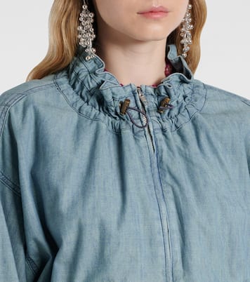 Plume chambray bomber jacket | Marant Etoile
