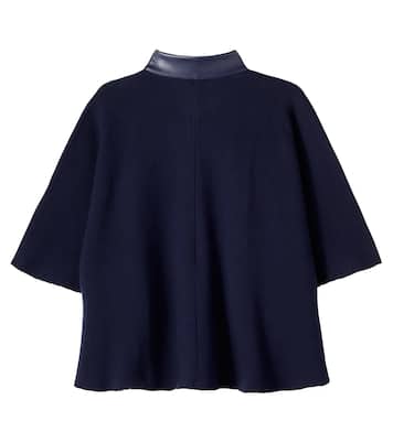 Cotton and wool cape | Chloé Kids