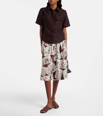 Bermuda-Shorts Emon aus Seide | Loro Piana