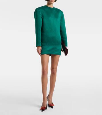 Minikleid aus Seidensatin  | Saint Laurent