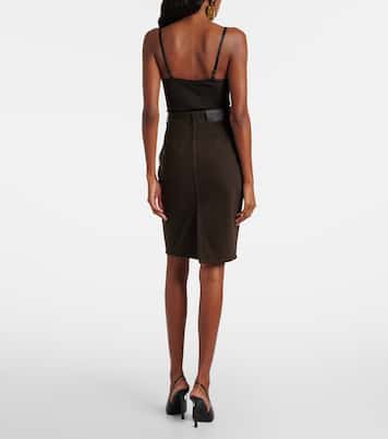 Cotton pencil skirt | Saint Laurent