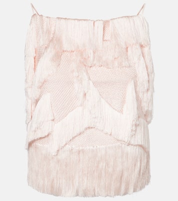 Fringed patchwork camisole | Xu Zhi