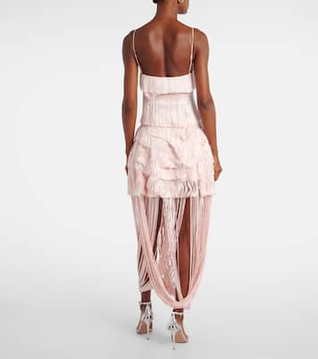 Fringed patchwork camisole | Xu Zhi