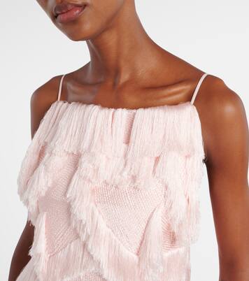 Fringed patchwork camisole | Xu Zhi