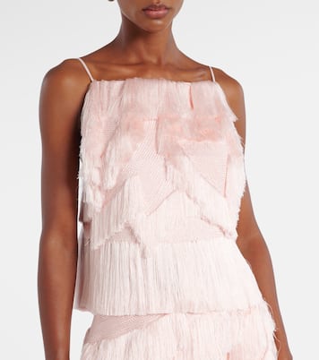 Fringed patchwork camisole | Xu Zhi