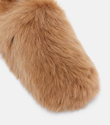 Gommino shearling slip-on shoes | Tod's