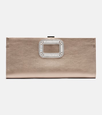 Pilgrim Small leather clutch | Roger Vivier