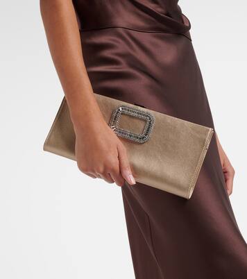 Pilgrim Small leather clutch | Roger Vivier