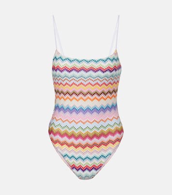 Zig Zag lamé swimwsuit | Missoni