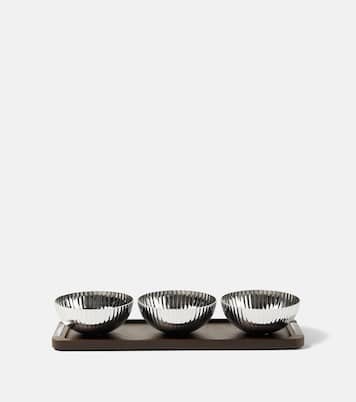 Bernadotte bowls and tray set by Sigvard Bernadotte | Georg Jensen