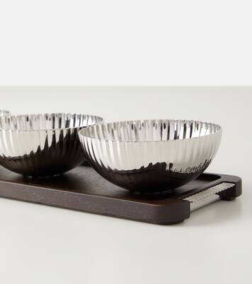Bernadotte bowls and tray set by Sigvard Bernadotte | Georg Jensen