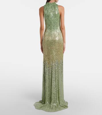 Robe longue Benie à ornements | Jenny Packham
