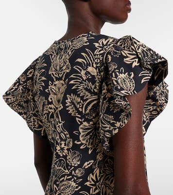 Severine printed cotton poplin top | Ulla Johnson