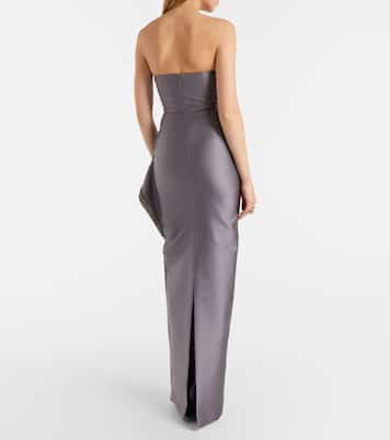 Vestido de fiesta de tafetán con cristales | Roland Mouret