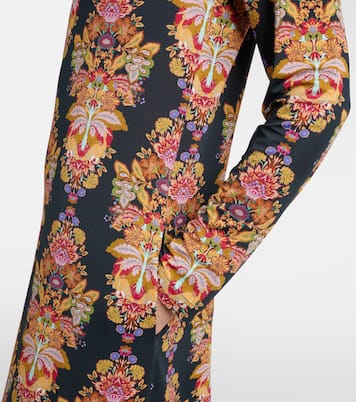 Bedrucktes Maxikleid aus Jersey | La DoubleJ