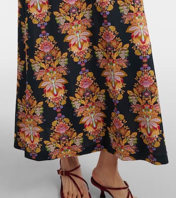 Bedrucktes Maxikleid aus Jersey | La DoubleJ