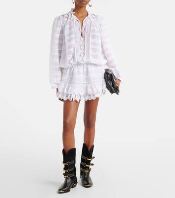 Preya embroidered cotton minidress | Marant Etoile