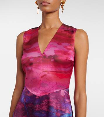 Printed midi dress | Roksanda