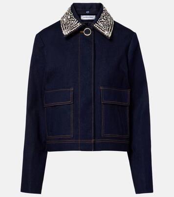 Barrington embellished denim jacket | Veronica Beard