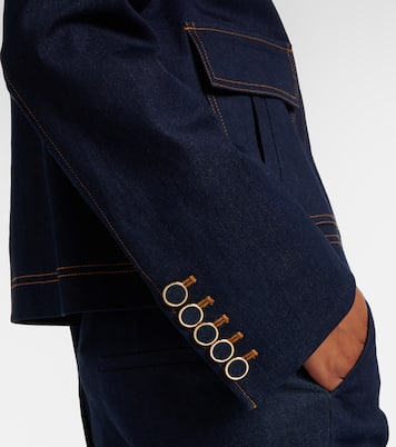 Barrington embellished denim jacket | Veronica Beard