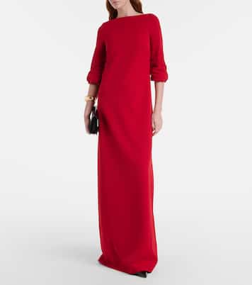 Danica crêpe gown | Safiyaa