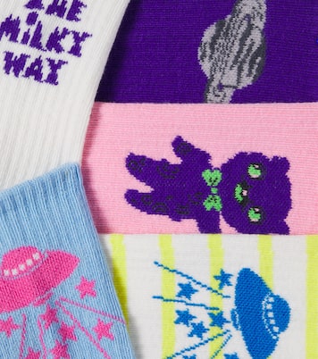 Set of 6 cotton-blend socks | Mini Rodini