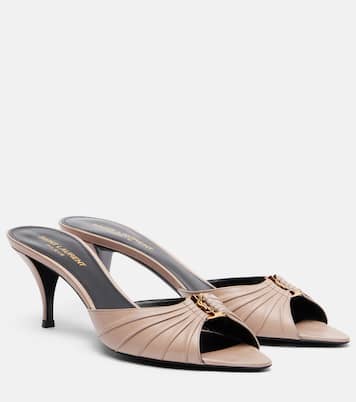 Babylone 60 leather mules | Saint Laurent