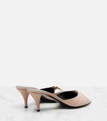 Babylone 60 leather mules | Saint Laurent