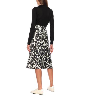 Falda midi estampada | Marni