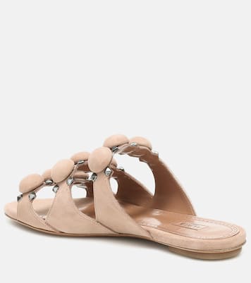 Bombe suede slides | Alaïa