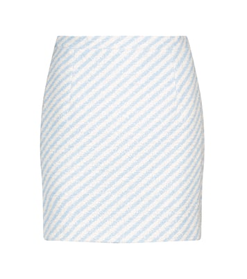 Minifalda de tweed de rayas | Alessandra Rich