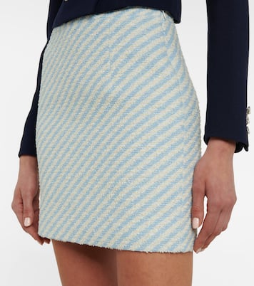 Minifalda de tweed de rayas | Alessandra Rich