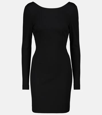Open-back stretch-knit minidress | Dolce&Gabbana