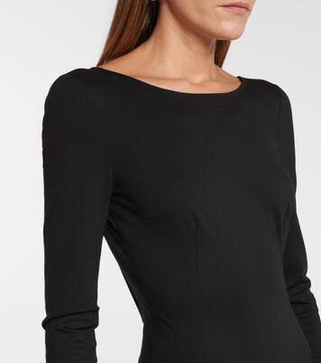 Open-back stretch-knit minidress | Dolce&Gabbana
