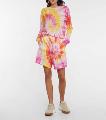 Shorts tie-dye in lana vergine | Stella McCartney